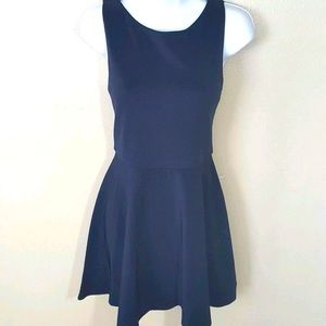 ALICE + OLIVIA | navy blue a-line stretch zipper